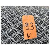 6FT High Roll of Heavy Gauge Chain Link Fencing