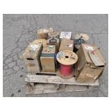 Pallet of Assorted Electrical Wire Rolls