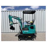 UNUSED 15HP Gas Mini-Excavator KV16R w/ Blade