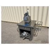 (3)pc- Mannhart Food Processor, SS Table, Disposal