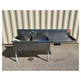 7FT Commercial 2 Bay Stainless Kitchen Sink