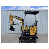 UNUSED 15HP Gas Mini-Excavator H13R w/ Blade