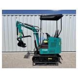 UNUSED 15HP Gas Mini-Excavator H16R w/ Blade