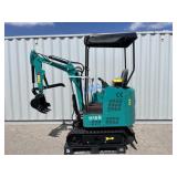 UNUSED 15HP Gas Mini-Excavator H16R w/ Blade