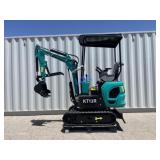 UNUSED 15HP Gas Mini-Excavator KT13R w/ Blade
