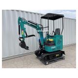 UNUSED 15HP Gas Mini-Excavator H16R w/ Blade