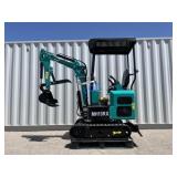 UNUSED 15HP Gas Mini-Excavator MH13RX w/ Blade