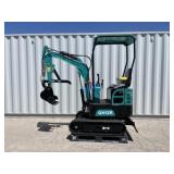 UNUSED AGT 15HP Gas Mini-Excavator QH12R w/Blade