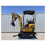 UNUSED 23HP Gas Mini-Excavator QK20R w/ Blade