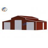 UNUSED 42FT x 30FT Red Steel Garage / Shop / Barn