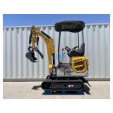 UNUSED 23HP Gas Mini-Excavator XZ20R w/ Blade