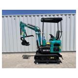 UNUSED 15HP Gas Mini-Excavator MH13RX w/ Blade