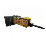 UNUSED Skid-Steer Hydraulic AGT 680 Breaker w/2Bit