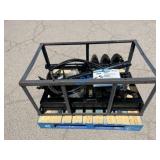 2026 Skid-Steer Hydraulic BLK Auger Set w/ 3 Bits