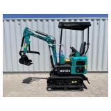 UNUSED 15HP Gas Mini-Excavator MH13RX w/ Blade