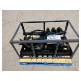 2026 Skid-Steer Hydraulic BLK Auger Set w/ 3 Bits
