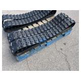 (2)pc- UNUSED ZJG 7 inch wide Rubber Tracks