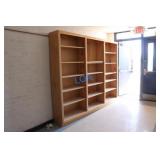 School Surplus: Big Wood Wall Bookcase