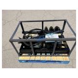 2026 Skid-Steer Hydraulic BLK Auger Set w/ 3 Bits