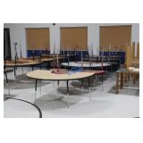 School Surplus: Apx(13)pcs Classroom Tables Row