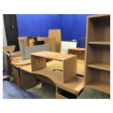 Assorted Tan Office Furniture