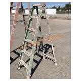 6FT Fiberglass Green Ladder