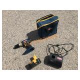 4pc-18v Ryobi Drill,Battery,Charger,Bag