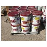 Pallet -18 5GAL Buckets NEW White Stucco