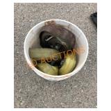 4pc Ratchet Straps in Bucket