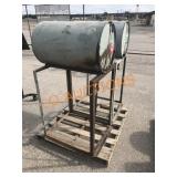 2pc - Shop Oil Drums on Stands