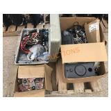 Pallet of Cables, AV Cards, Speakers