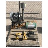 5pc - Blower, 3pc Dewalt, Air Tanks