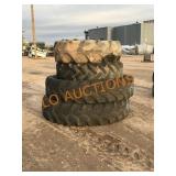 4pc Used Tractor Tires