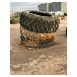 3pc Used Tractor Tires