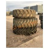 3pc Used Tractor Tires