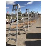 8FT Werner Aluminum Step Ladder DBLESIDE