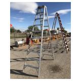 10FT Werner Aluminum Step Ladder DBLESIDE