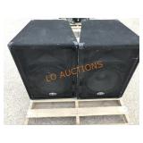 2 BIG B-52 Stage Speakers