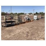 Row of Assorted Scrap Items, Water Tote