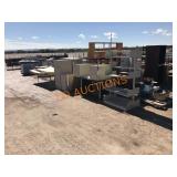 Rows of File Cabinets, Desk, Misc