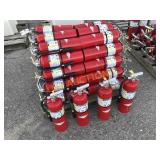 Pallet of Fire Extinguishers