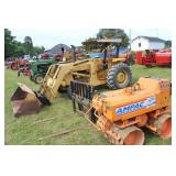 Trench Roller and Ford Backhoe
