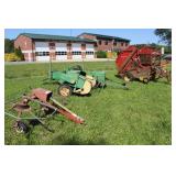 Teddar and Hay Baler