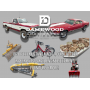 1970 Ford Mustang Mach 1, Quick Attach Implements, Small Engine Equip. Oak Furniture, & More