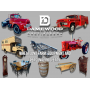 Wheatland Farm: Antique Fire Truck, International Fifth Wheel, Farmall Tractors, Equestrian Items