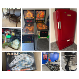Pin Ball Machines, Arcade Games, Star Wars Collectibles, Fantasy Genre Collectibles, Woodworking