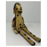 Hand Carved Dog Shelf Sitter