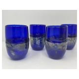 Blown Art Glass Tumblers