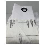 Birds on a Wire Custom Shower Curtain