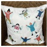 Custom Down Filled Winter People Pillow